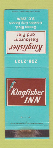 Matchbook Cover - Kingfisher Restaurant Pier Garden City Beach SC WEAR