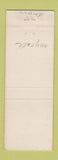 Matchbook Cover - Fort Lawn Motel Fort Lawn SC WEAR low phone #