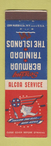 Matchbook Cover - Alcoa Shipping girlie
