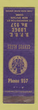 Matchbook Cover - Elks Lodge New Britain CT
