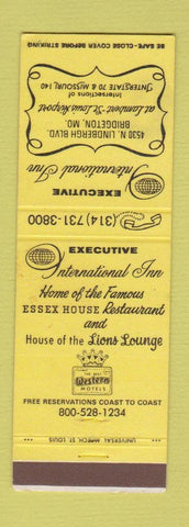Matchbook Cover - Executive International Inn Bridgeton MO
