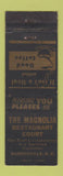 Matchbook Cover - Magnolia Restaurant Court Hardeeville SC