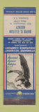 Matchbook Cover - David Ellison Insurance Columbia SC WEAR