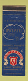 Matchbook Cover - Hotel Cleveland Spartanburg SC #1 BLUE