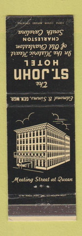 Matchbook Cover - St John Hotel Charleston SC WEAR