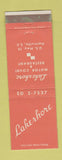Matchbook Cover - Lakeshore Motor Court Restaurant Hartsville SC