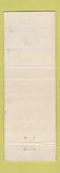 Matchbook Cover - Chester Motor Lodge Squire Restaurant Chester SC WEAR