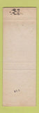 Matchbook Cover - Grand Plaza Motel Cafe Lake Charles LA STAINED