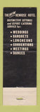 Matchbook Cover - Henrose Hotel Detroit MI WORN