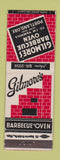 Matchbook Cover - Gilmore's BBQ Portland OR
