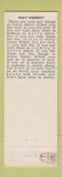 Matchbook Cover - Rose Bowl Restaurant Lincoln ME