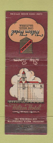 Matchbook Cover - Hilton Hotel Long Beach CA WEAR