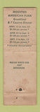 Matchbook Cover - Ritz Plaza Hotel Miami Beach FL