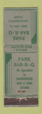 Matchbook Cover - Park BBQ Sacramento CA WORN
