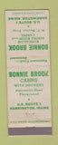 Matchbook Cover - Bonnie Brook Cabins Harrington ME WEAR