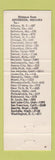 Matchbook Cover - Travelers Rest Motel Anderson IN