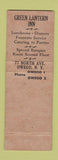 Matchbook Cover - Green Lantern Inn Owego NY WEAR