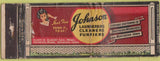 Matchbook Cover - Johnson Lumber MN IA Mankato Albert Lea Spencer WORN girlie