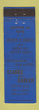 Matchbook Cover - Clarke and Gabler Opticians  WORN