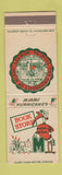 Matchbook Cover - University of Miami Hurricanes Coral Gables FL