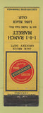 Matchbook Cover - 101 Ranch Market Grocery Long Beach CA WEAR