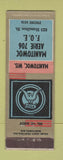 Matchbook Cover - Manitowoc Eagles Club WI