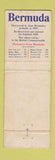 Matchbook Cover - Bermuda Tourism WEAR