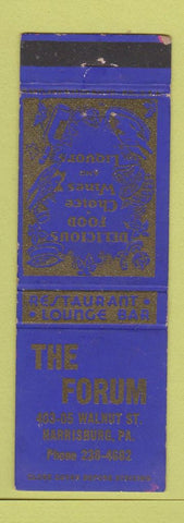 Matchbook Cover - The Forum Harrisburg PA WEAR