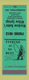 Matchbook Cover - Woodrow Kutter's Willow Springs restaurant Hagerstown IN GREEN