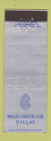 Matchbook Cover - Dallas Athletic Club TX