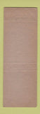 Matchbook Cover - Roosevelt Hotel Waco TX