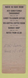 Matchbook Cover - New Plaza Hotel Laredo TX deco