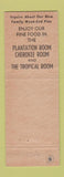 Matchbook Cover - Hotel Longview TX
