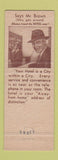 Matchbook Cover - Elliott Hotel Odessa TX