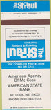 Matchbook Cover - The ST Paul Insurance McCook NE 30 Strike