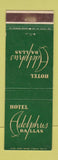 Matchbook Cover - Hotel Adolphus Dallas TX WEAR