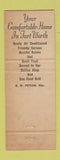 Matchbook Cover - Westbrook Hotel Fort Worth TX
