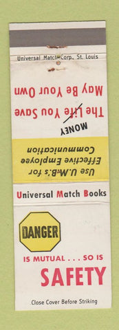 Matchbook Cover - Safety Universal Match Atlanta GA