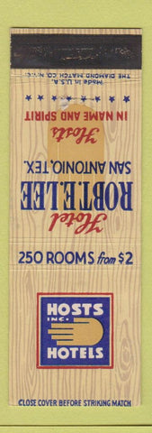 Matchbook Cover - Hotel Robert E Lee San Antonio TX
