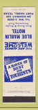 Matchbook Cover - Blue Marlin Motel Port Isabel TX