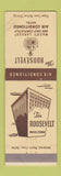 Matchbook Cover - Roosevelt Hotel Waco TX