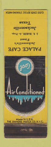 Matchbook Cover - Palace Cafe Jacksonville TX WEAR