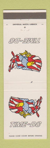 Matchbook Cover - Time DC Lubbock TX