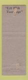 Matchbook Cover - Celanese Corp American Chemical Plant Bishop TX WEAR