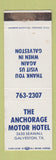 Matchbook Cover - Anchorage Motor Hotel Galveston TX WEAR