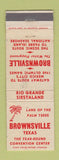 Matchbook Cover - Brownsville TX Tourism WEAR
