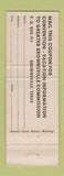 Matchbook Cover - Brownsville TX Tourism WEAR