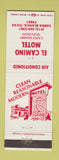 Matchbook Cover - El Camino Motel Sierra Blanca TX