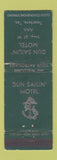Matchbook Cover - Dun Sailin' Motel Texarkana TX WEAR