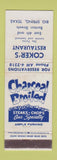 Matchbook Cover - Coker's Restaurant Big Spring TX WEAR